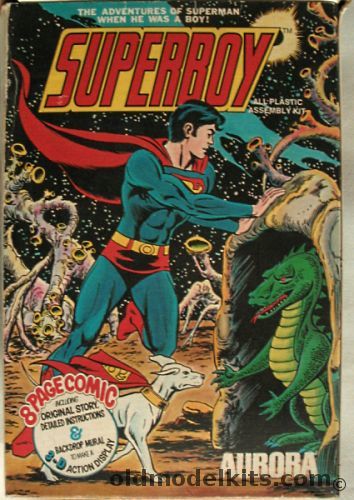 Aurora 1/8 Superboy Comic Scenes, 186 plastic model kit